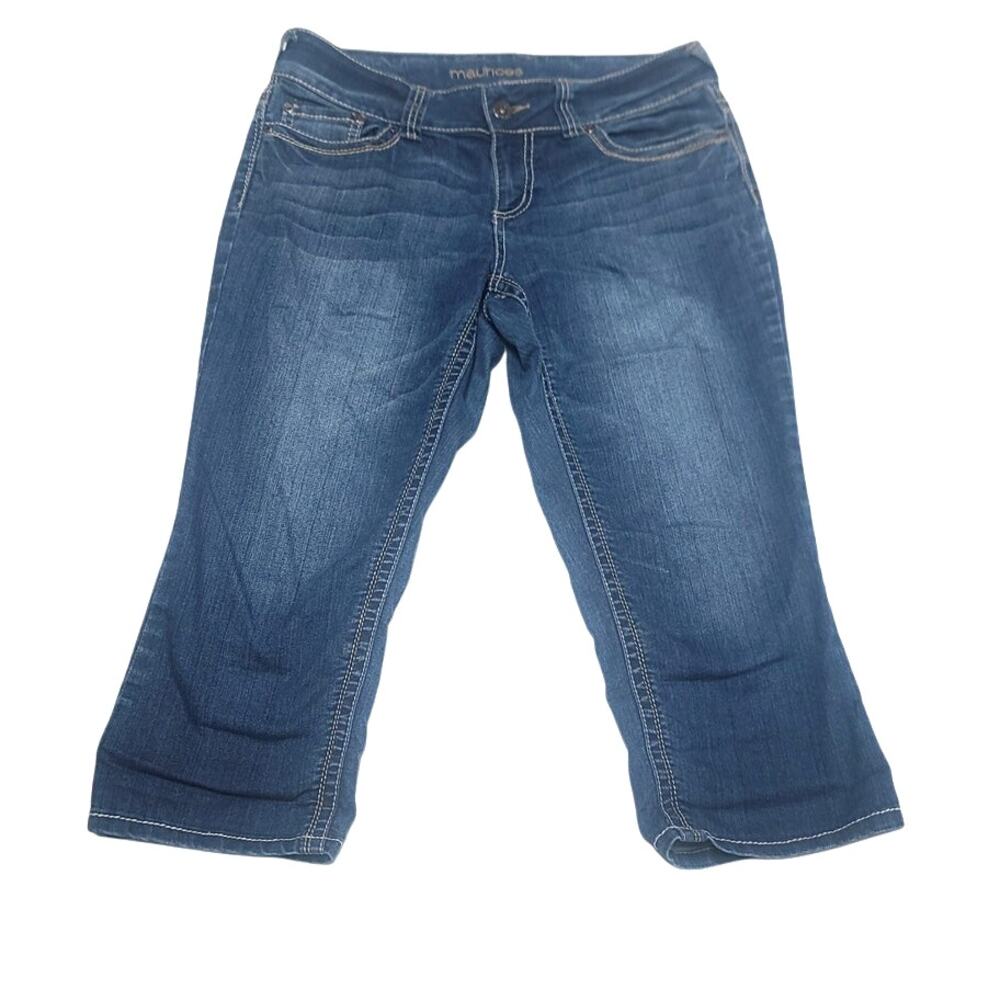 Maurices mid rise capri cropped jeans size 7/8